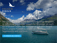 Tablet Screenshot of engadin-segeln.ch